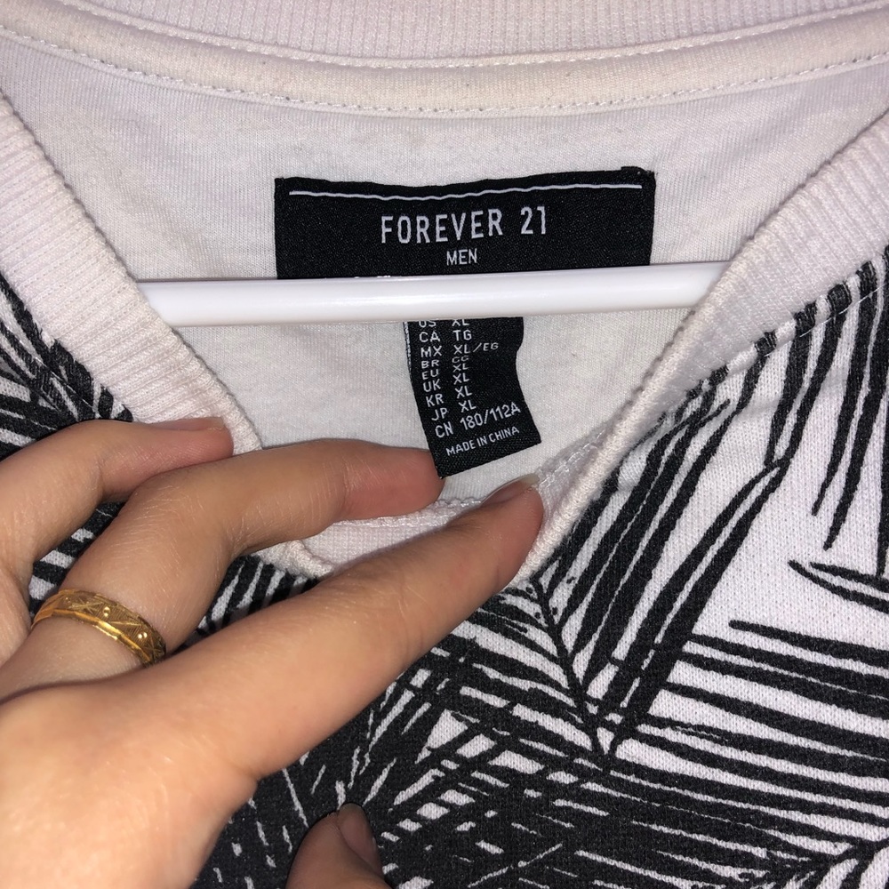 Black and white sweater